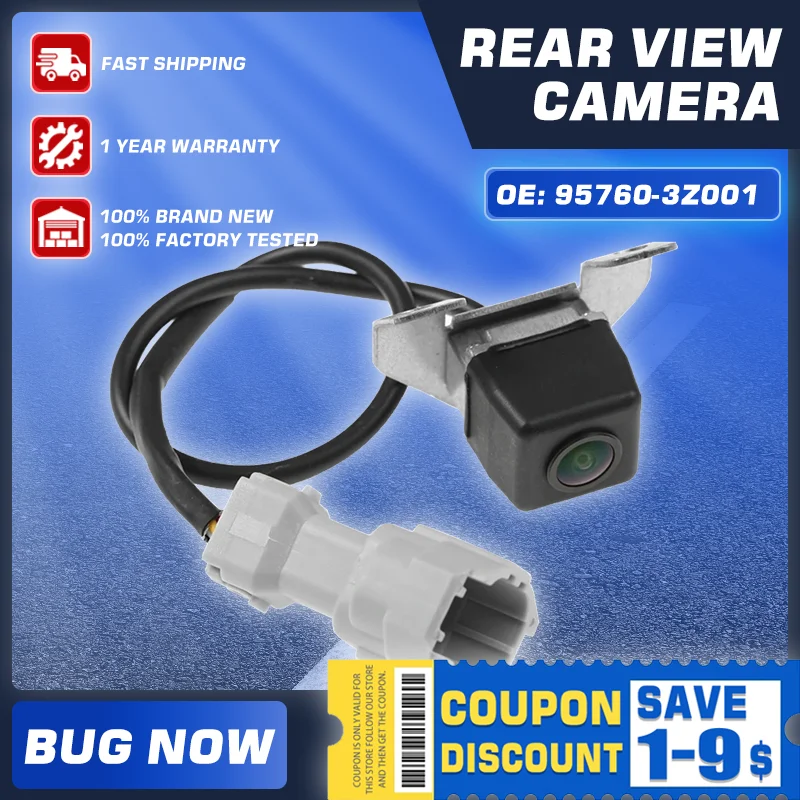 

Car Rear View Backup Parking Reverse Camera For Hyundai i40 2011 2012 2013 2014 95760-3Z000 95760-3Z001 95760-3Z102 Clear Image