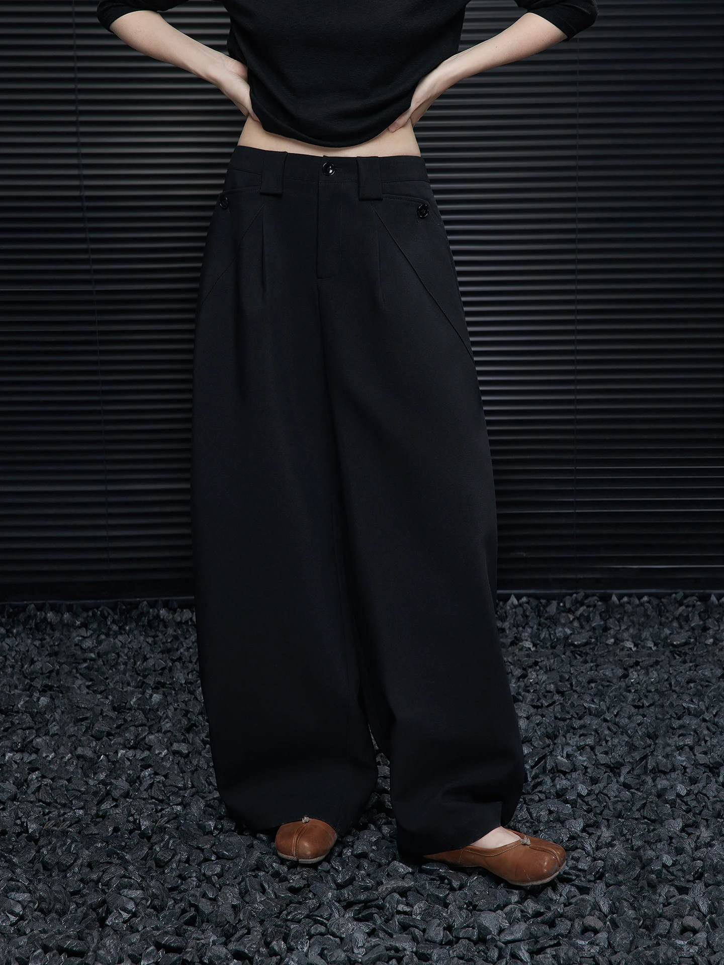 

Широкие брюки Bla для женщин: свободный крой, эффектные, новинка 2025 года, зимняя мода, повседневные шикарные брюки