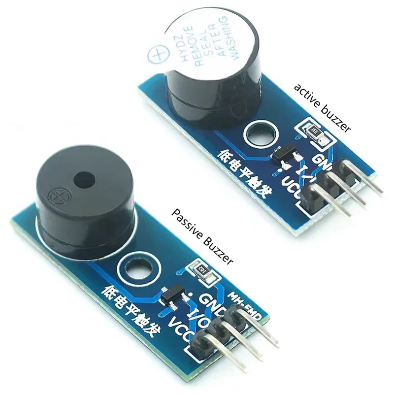 5PCS Passive/Active Buzzer Module Low Level Trigger Buzzer Control Panel