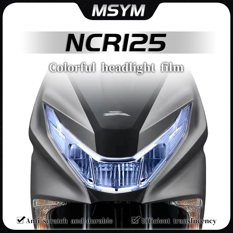 

Motorcycle headlight film smoked black tail light film instrument waterproof sticker accessories For Honda NCR125 NCR 125 ncr125