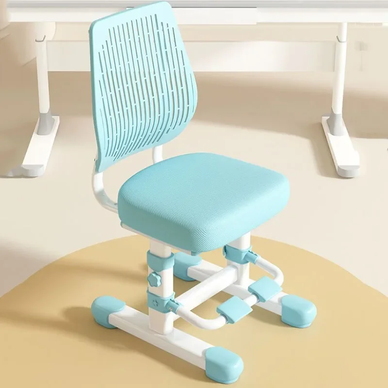 Plastic Schoolboy Comfortable Kids Chair Dining Stool Study Backrest Children Chair Small Chaise Enfant Fille Home Furniture