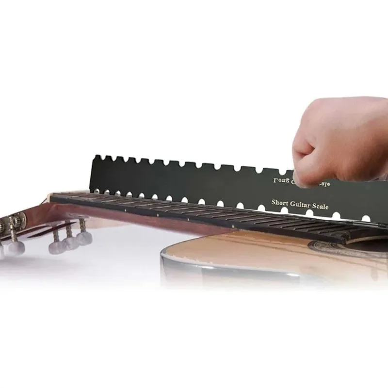 Guitar 4-piece Repair Tool, Stainless Steel Neck Straight Edge Wire Leveling Ruler