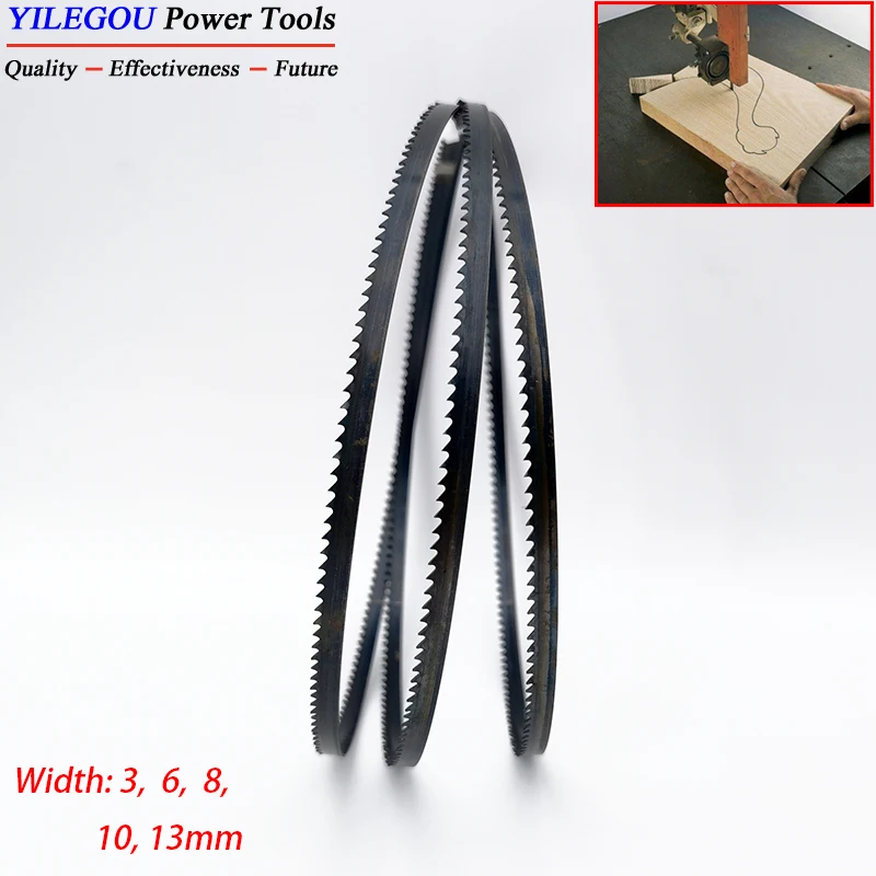 2, 3 Pcs 10 Inch 1712mm Band Saw Blades Cutting Curve (Width 3 6 8 10 13 16mm). M42 Bi-Metal 1712mm Saw Blade Cutting Hardwood.