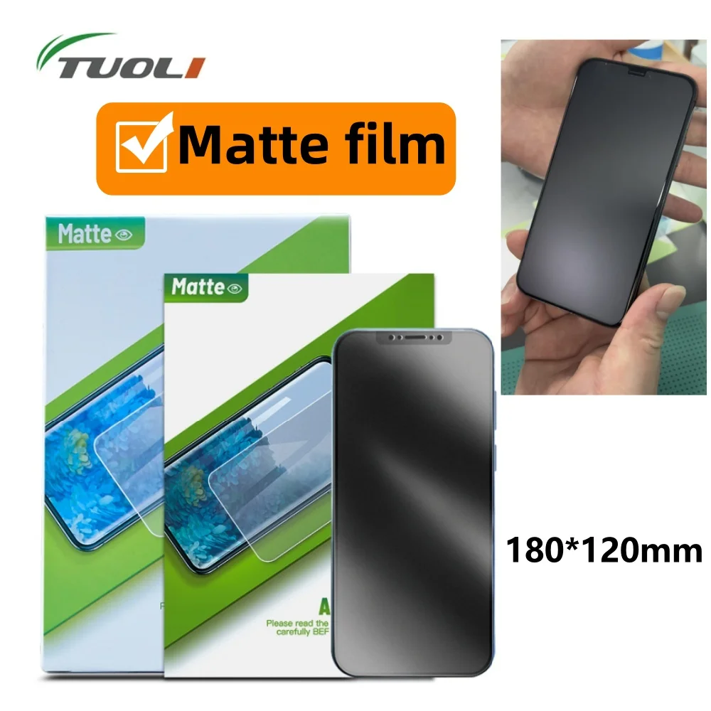 TuoLi 50pcs Matte TPU Hydrogel Film Sheet Sticker Screen Protector For All Phone TL168 TL568MAX TL518 Protecting Cutting Machine