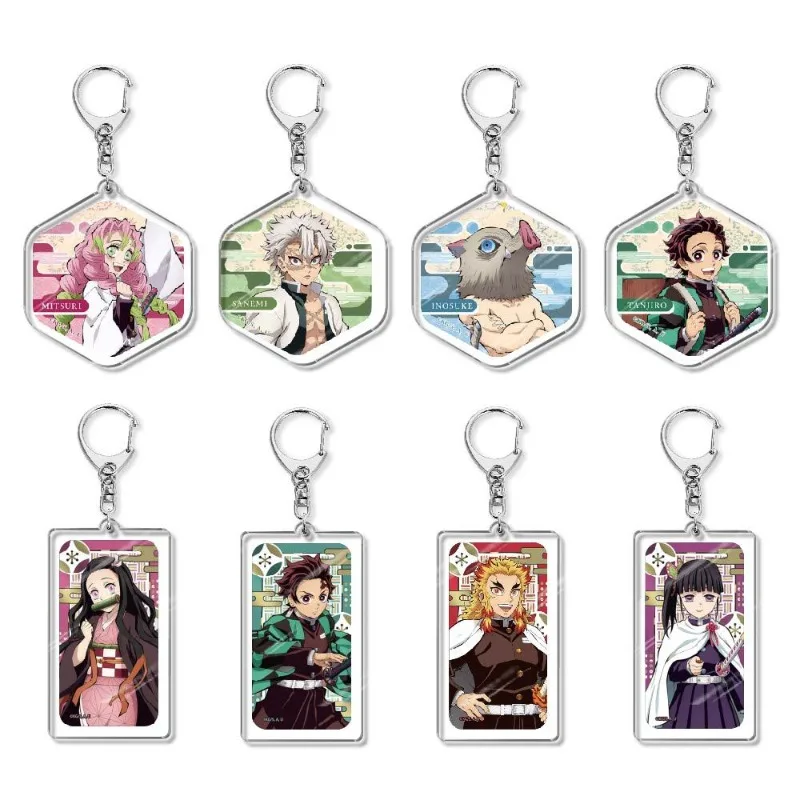 

Demon Slayer Japanese Anime Peripherals Kamado Tanjirou Acrylic Keychain Collectible Desk Ornaments Creative Gifts for Friends