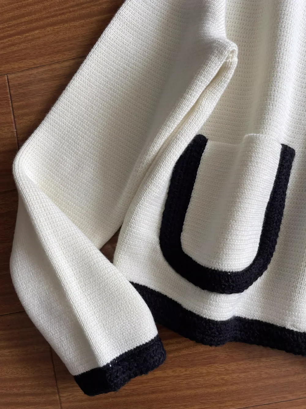 Giacca corta da donna in misto lana Cappotto da donna elegante monopetto a maniche lunghe con scollo a contrasto di colore