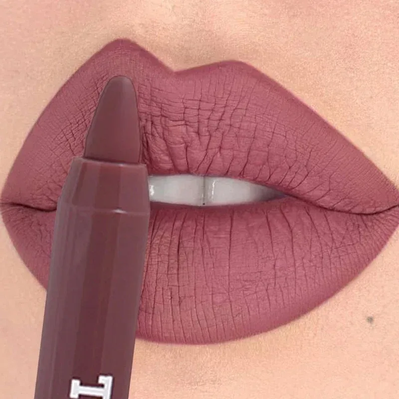 Velvet Matte Lipstick Lipliner Waterproof Long Lasting Color Rendering Non-Stick Cup Solid Lip Gloss Lips Makeup Cosmetics