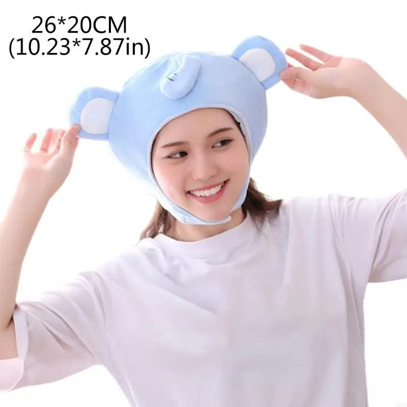 الكرتون الفيل أفخم قبعة آذان الحيوان مضحك الأنف محشوة اللعب القبعات الدافئة قبعة غطاء للأذنين تأثيري الدعائم الطرف