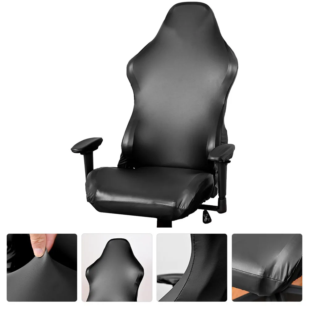 

1Set Stretchable Chair Slipcover for Computer Game Chair Removable Soft Cover with Easy Install Furniture Protector