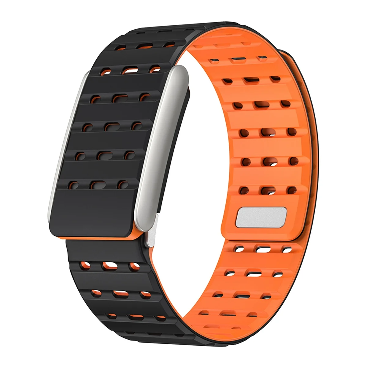 2025 + Magnetic Silicone Sport Replacement Band for 5.0 Life/MG One/ Fitness Life Tracker Breathable Sweatproof
