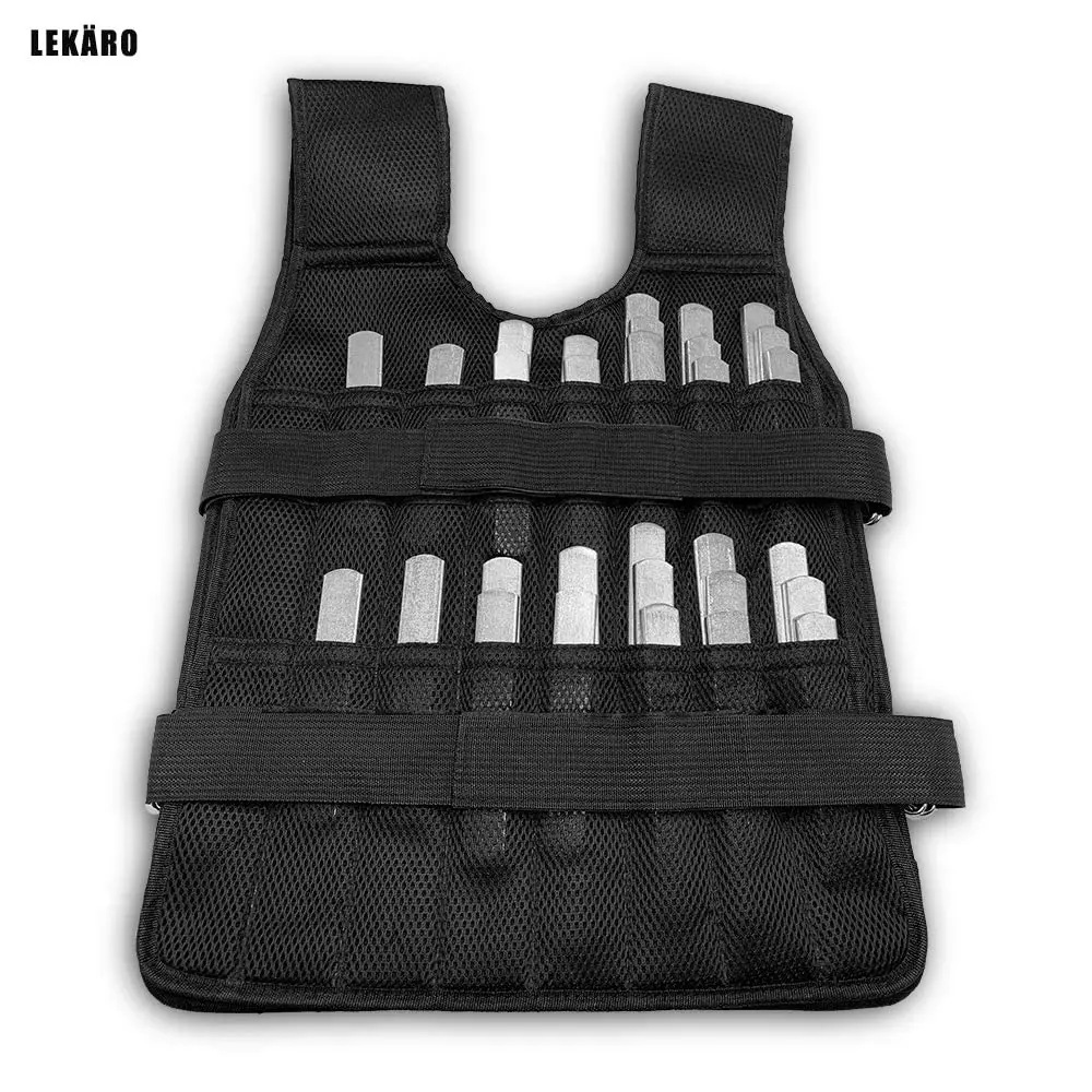 20kg Weight-Bearing Vest With Adjustable Weight Lead Block Running Weight-Bearing Strength Enhanced Weight-Bearing Equipment