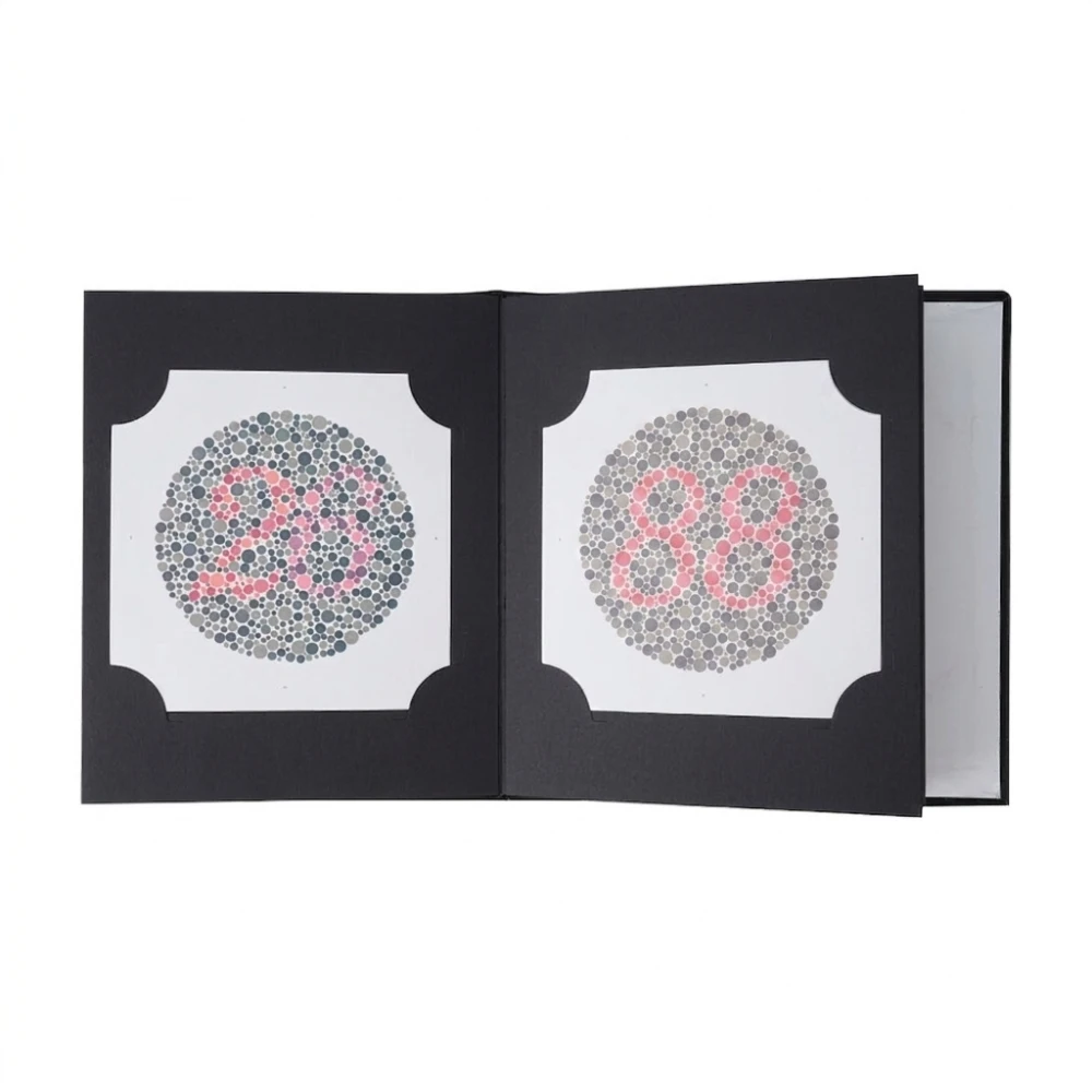 Advanced Vision Screening Color Perception Test Book English Version Ophthalmology Diagnostic Equipment For Precise Optometry