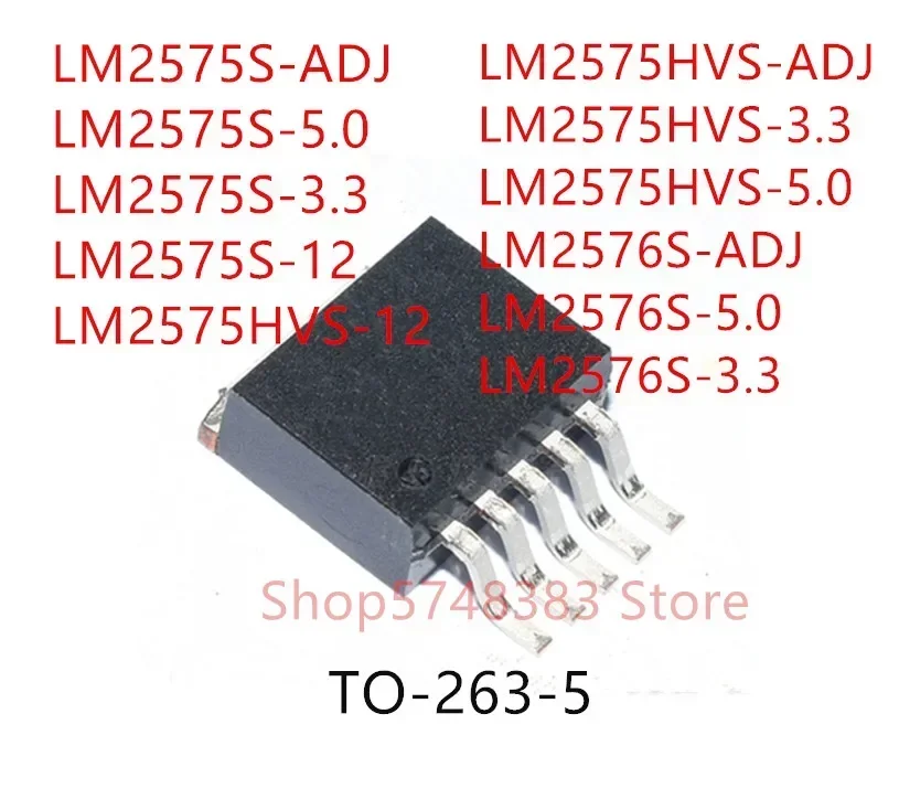 10Pcs Lm2575S-Adj L…