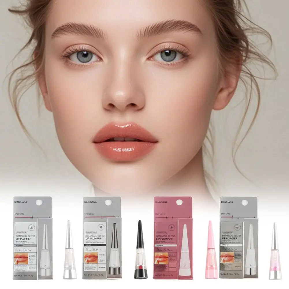 Koreaanse Lip Voller Olie, Hydraterende Volumizing Clear High-Shine Lipgloss, Microneedling Effect, Langdurige Vocht Lipgloss