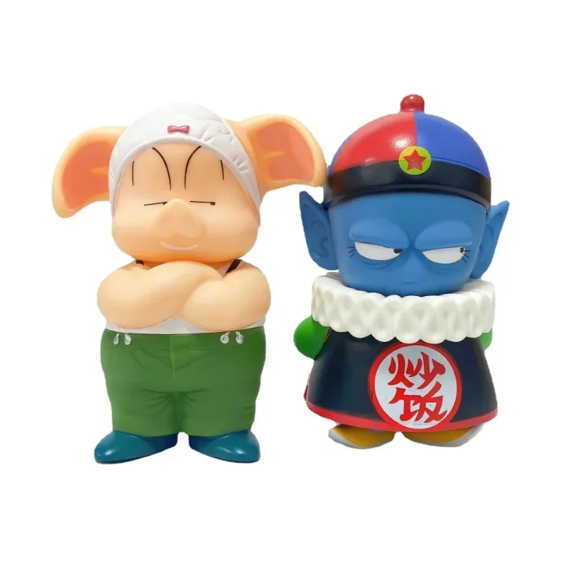 14-21cm Dragon Ball Anime Goku Pilaf Chiaotzu Oolong figura hueca Chaofan Jiaozi Karin Sama Sr. Popo estatuilla modelo muñeca juguete
