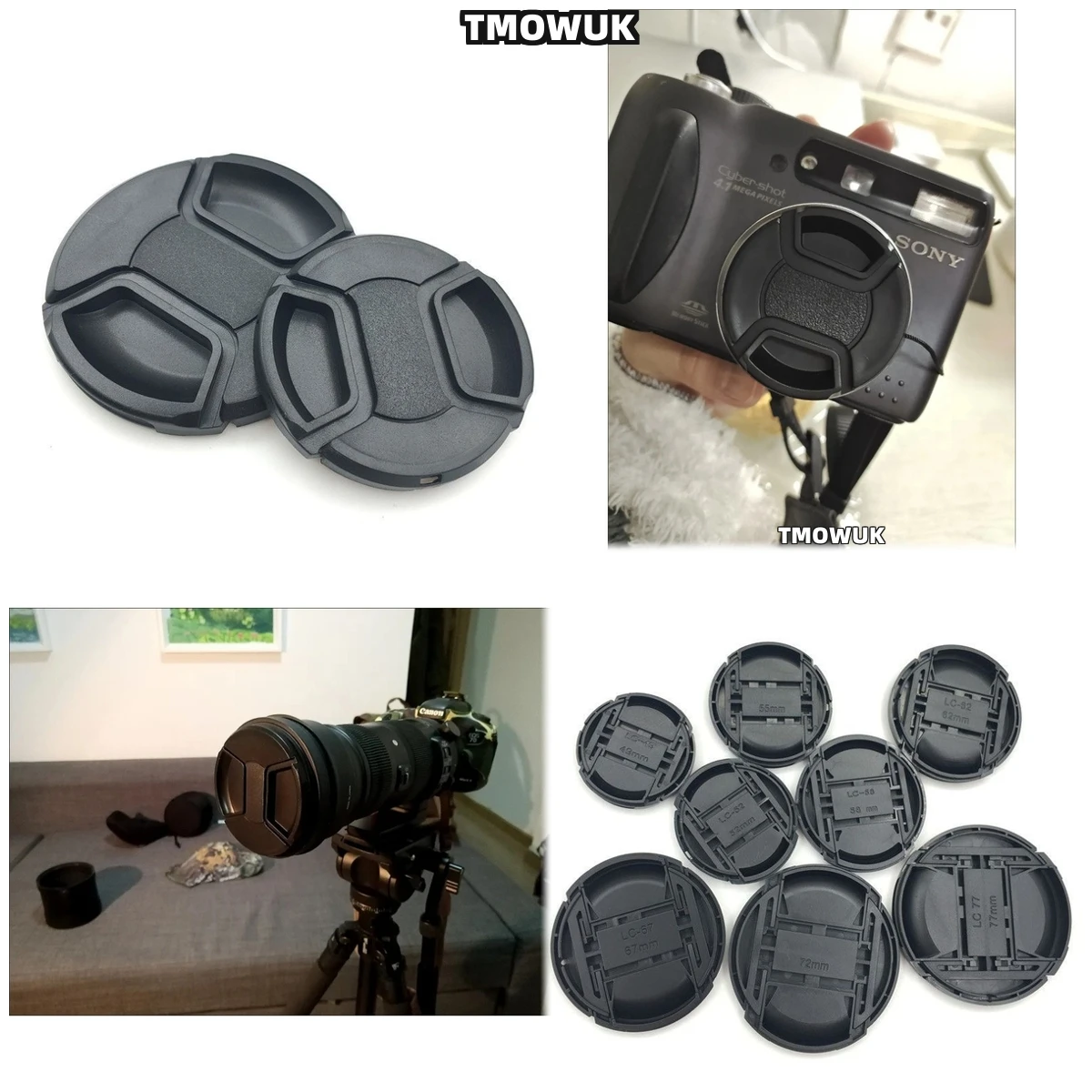 

For PENTAX Ist D K-70 Q-S1 KP K-x 645Z M-E K-3 Camera Lens Cap Protective Cover Center Pinch Snap-on 49mm 52 55 58 62 67 72 77 8