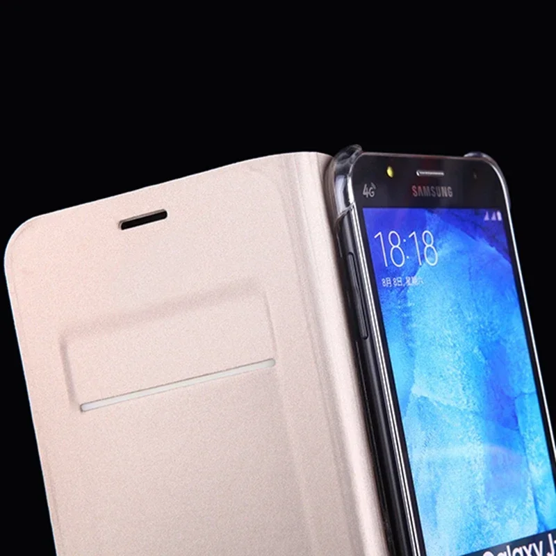 Slim PU Leather  Wallet Case Flip Cover With Card Holder Phone Back Cases For Samsung Galaxy J7 2016 J710 J710F J710H J710M