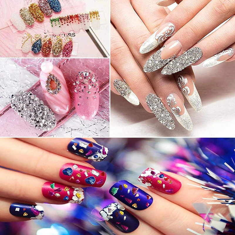 20g Glass Crushed Stone Irregularity Crystal Gravel Filling For DIY Epoxy Resin Mold Filler Crafts Decorative Nail Art Filler