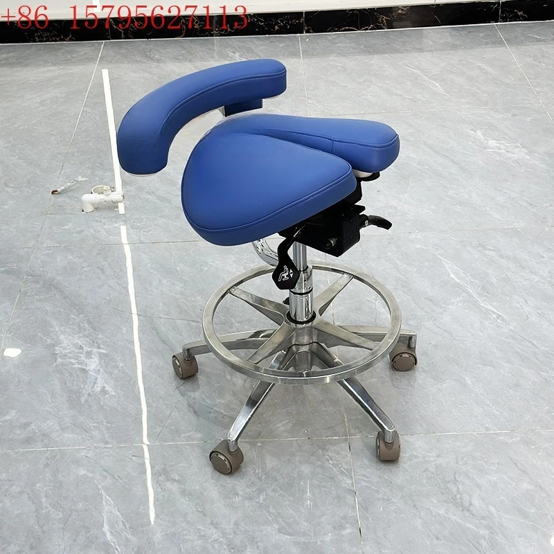 

Saddle chair Dental medical work chair Lifting adjustable backrest swivel chair