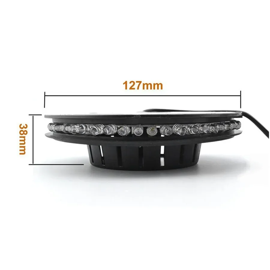 48 LEDs 8W RGB Sound Light Party Stage Par Lights aktywowane obrotowe kula świetlna oświetlenie dyskotekowe LED LED Disco Sound lampa stroboskopowa