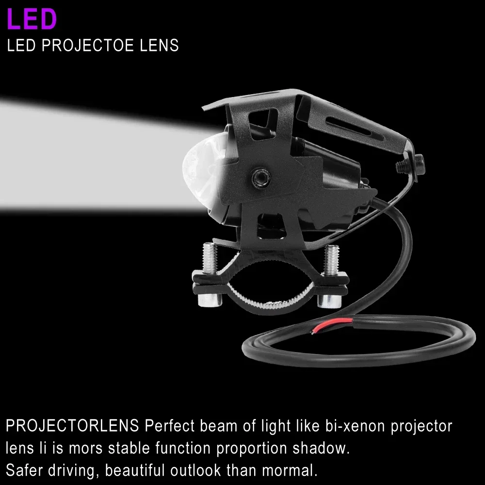 U5 LED Headlight for Electric Scooter Front Lamp Headlight Compatible with Kugoo M4 M4 Pro Universal Modification Lamp