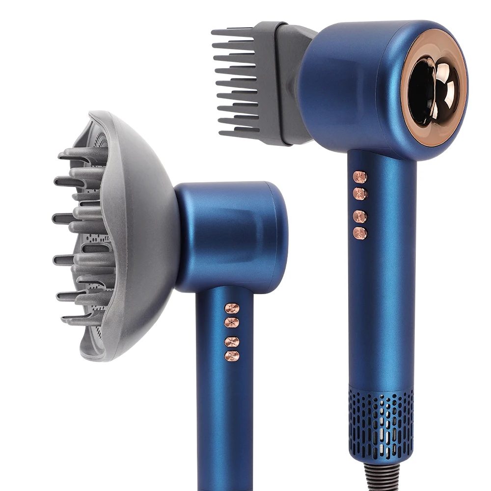 Professional Salon Hair Dryer High Quality Bldc Motor Negative Ionic Fast Drying Electric High Speed Detangle Hair Blower Dyer