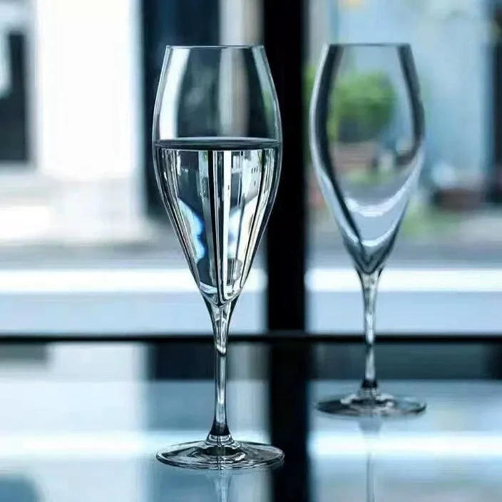 

2pcs Japan Style Kimura Champagne Flutes, Sparkling Wine Glass, Thin Crystal Glass, Liqueur Sherry Goblet, Wedding Party Cup