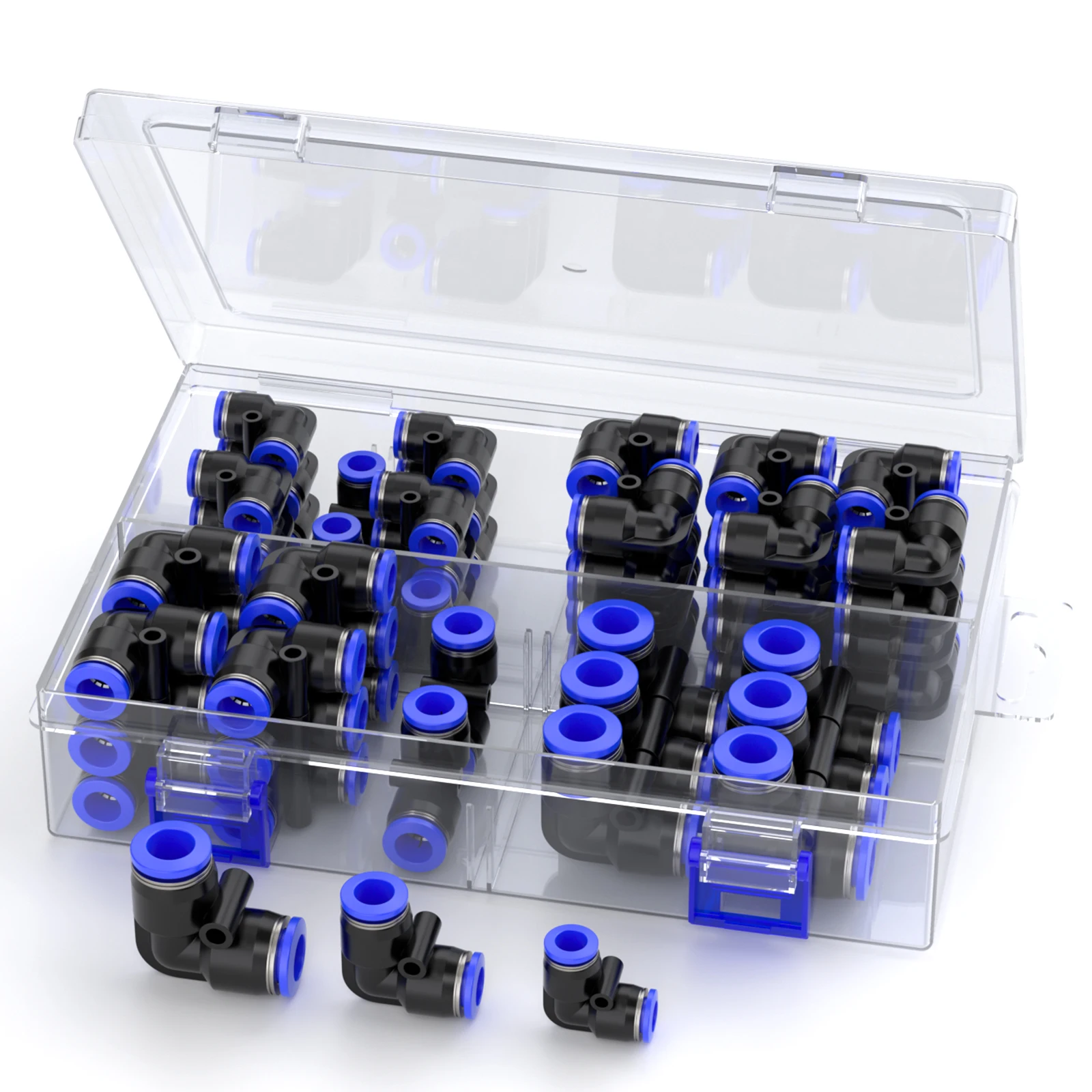 

40/50PCS PV 4 6 8 10 12 mm Pneumatic Fittings Water Pipe Connector Tube Air Hose Quick Couplings Release joint push in