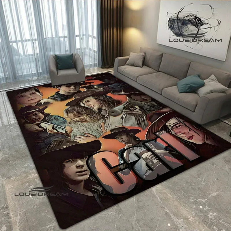 

The Walking Dead printed carpet Yoga mat area rug room decor door mat Non -slip carpet kawaii rug Birthday Gift