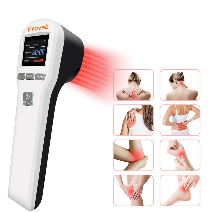 

Professional 650nmx16+808nmx4 880mW Cold Laser Therapy for Home Use Low Level Light Treatment for Pain Relief Wound Healing