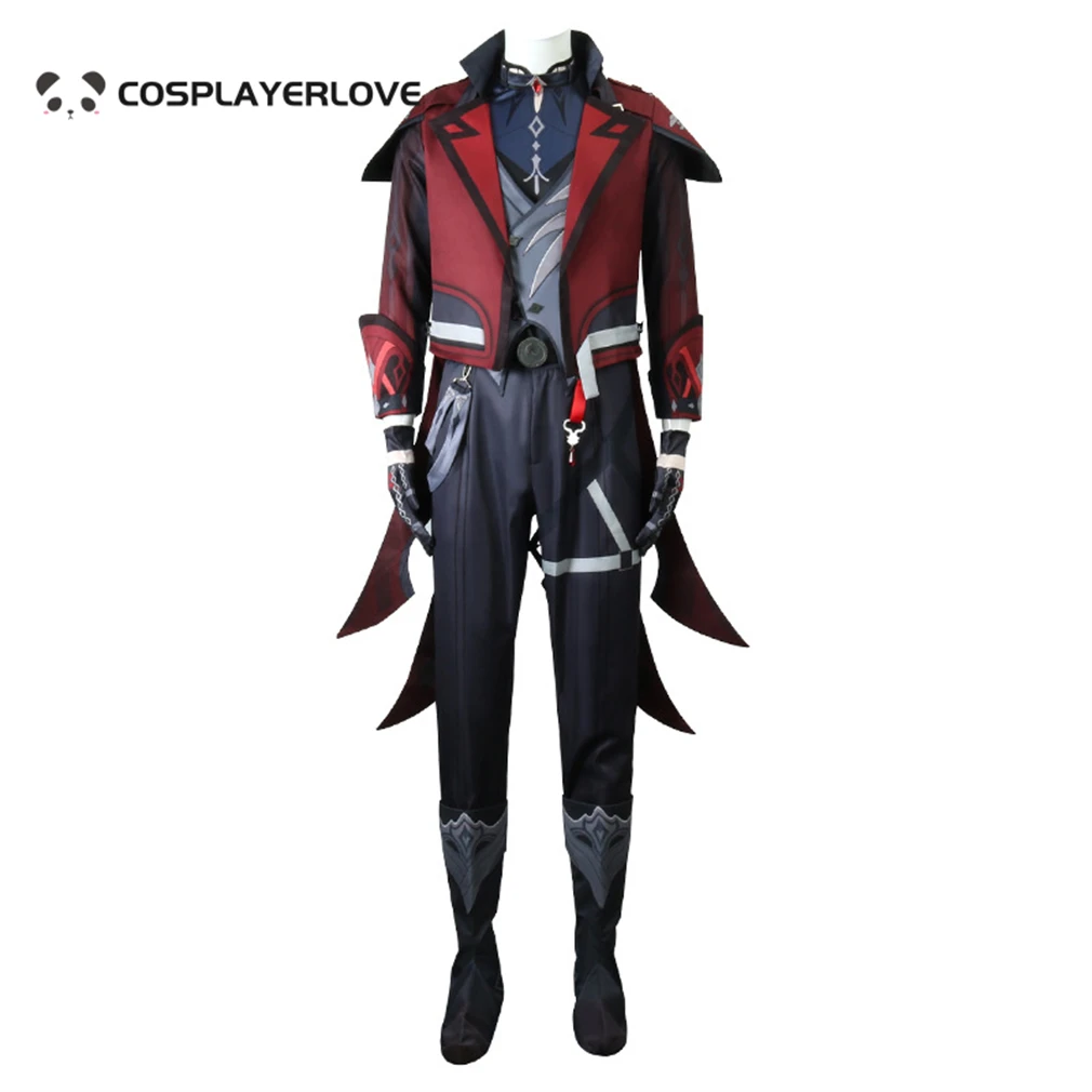 SPOT GOOD Genshin Impact Diluc Ragnvindr Halloween Cosplay Costume Halloween Outfit