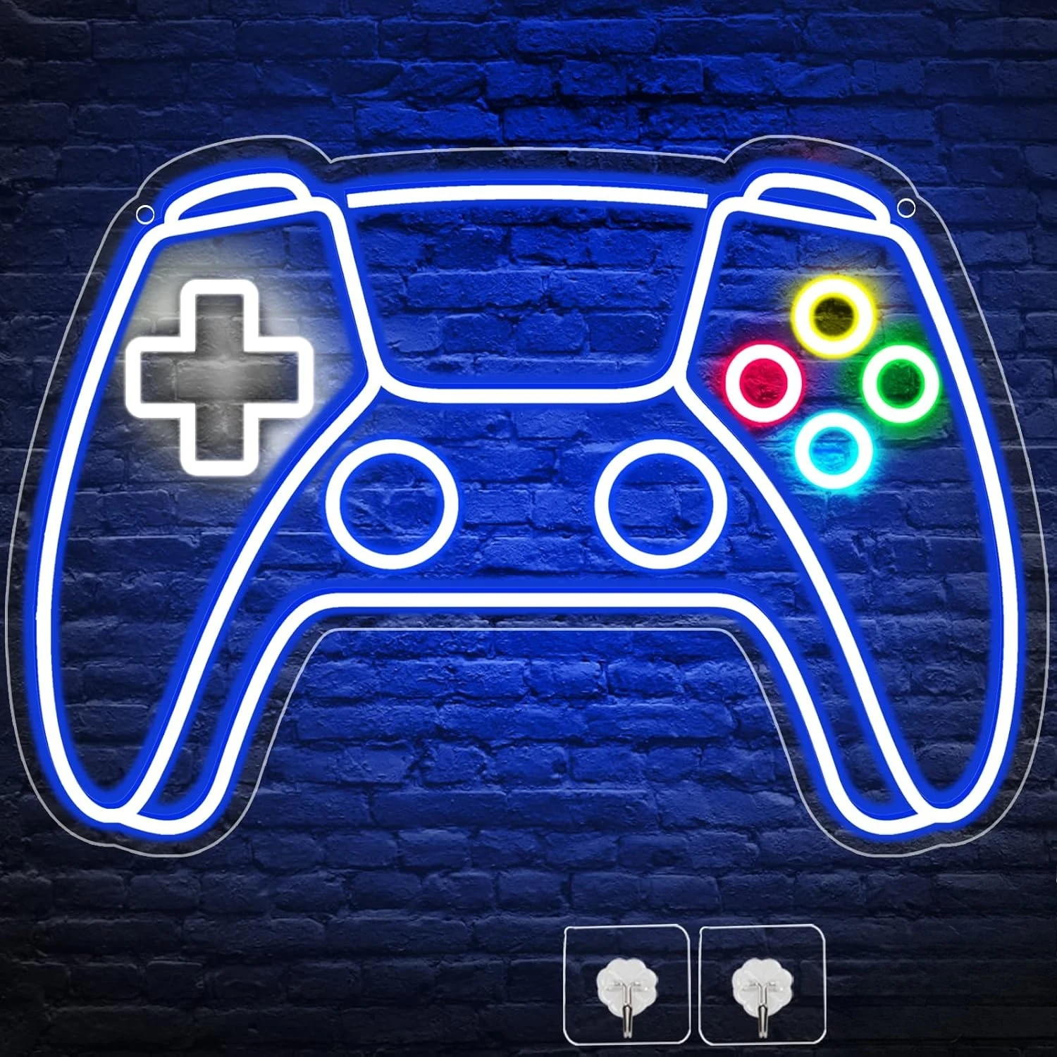 

Неоновая вывеска для геймеров, 5В USB LED-подсветка, неоновый светильник в виде геймпада для гаража, бара, клуба, игровой комнаты, спальни, декор, персонализированный подарок