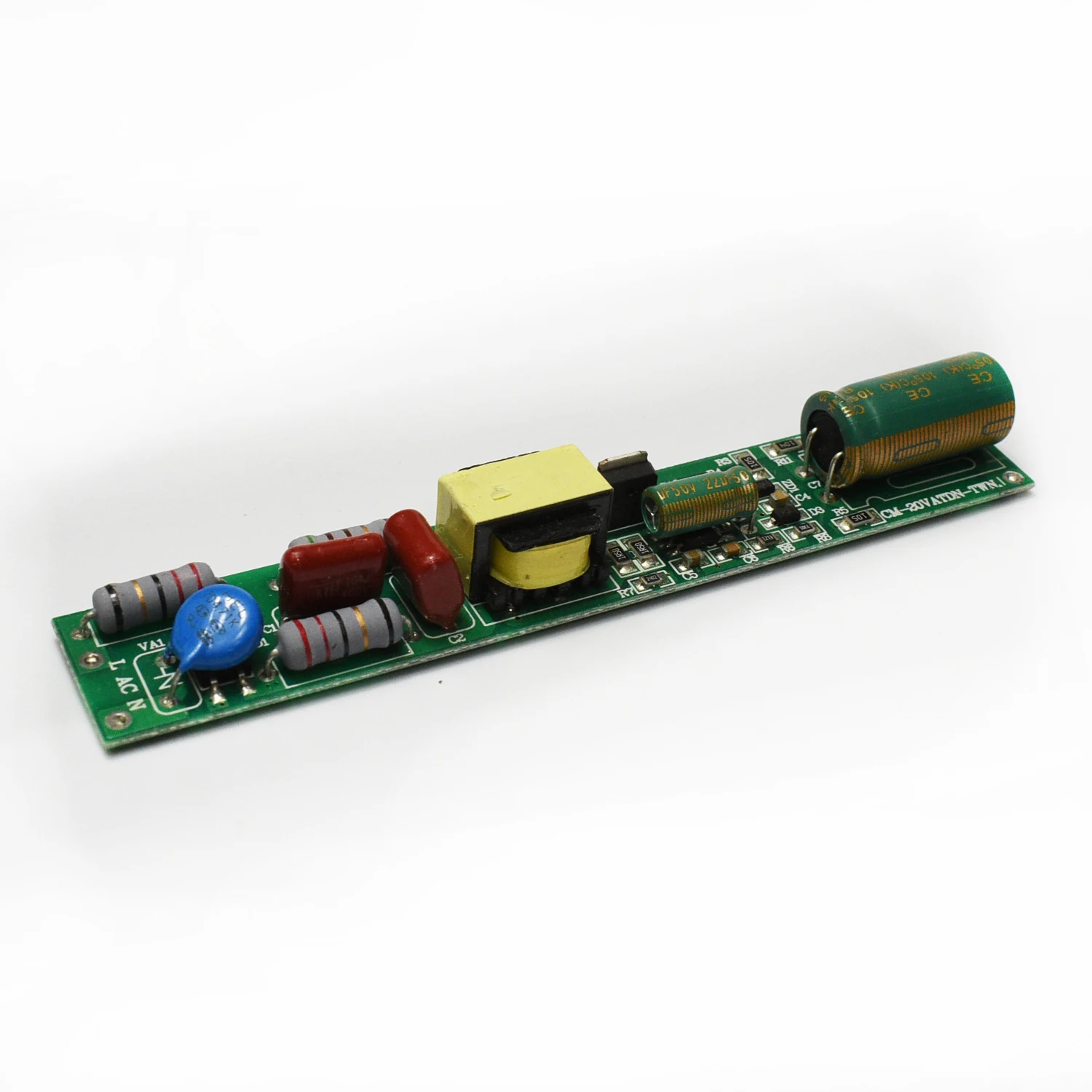 Linear SCR Triac Dimmable Non‑Isolated Slim LED Driver 240mA 50‑80V 100mm Trailing Edge For LED Tube Light Power Supply