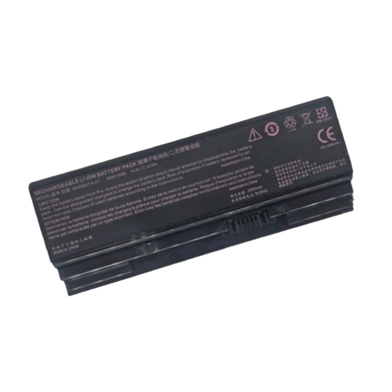 New Replacement Laptop Battery 14.8V 3176mAh NH50BAT-4-47 for Hasee Z6 Z7 Z8 Machenike T58 Thunderobot 911 Clevo 4INR19/66