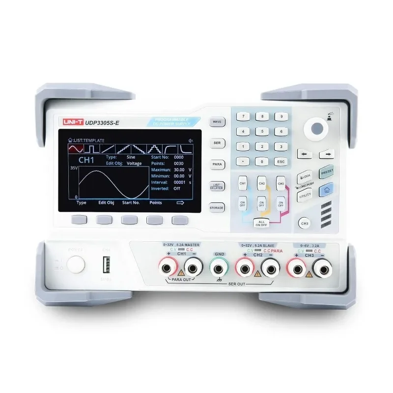 Voltage Current Setting Accura,UDP3305S-E Programmable Linear DC Laboratory Power Supply with 4 Channels