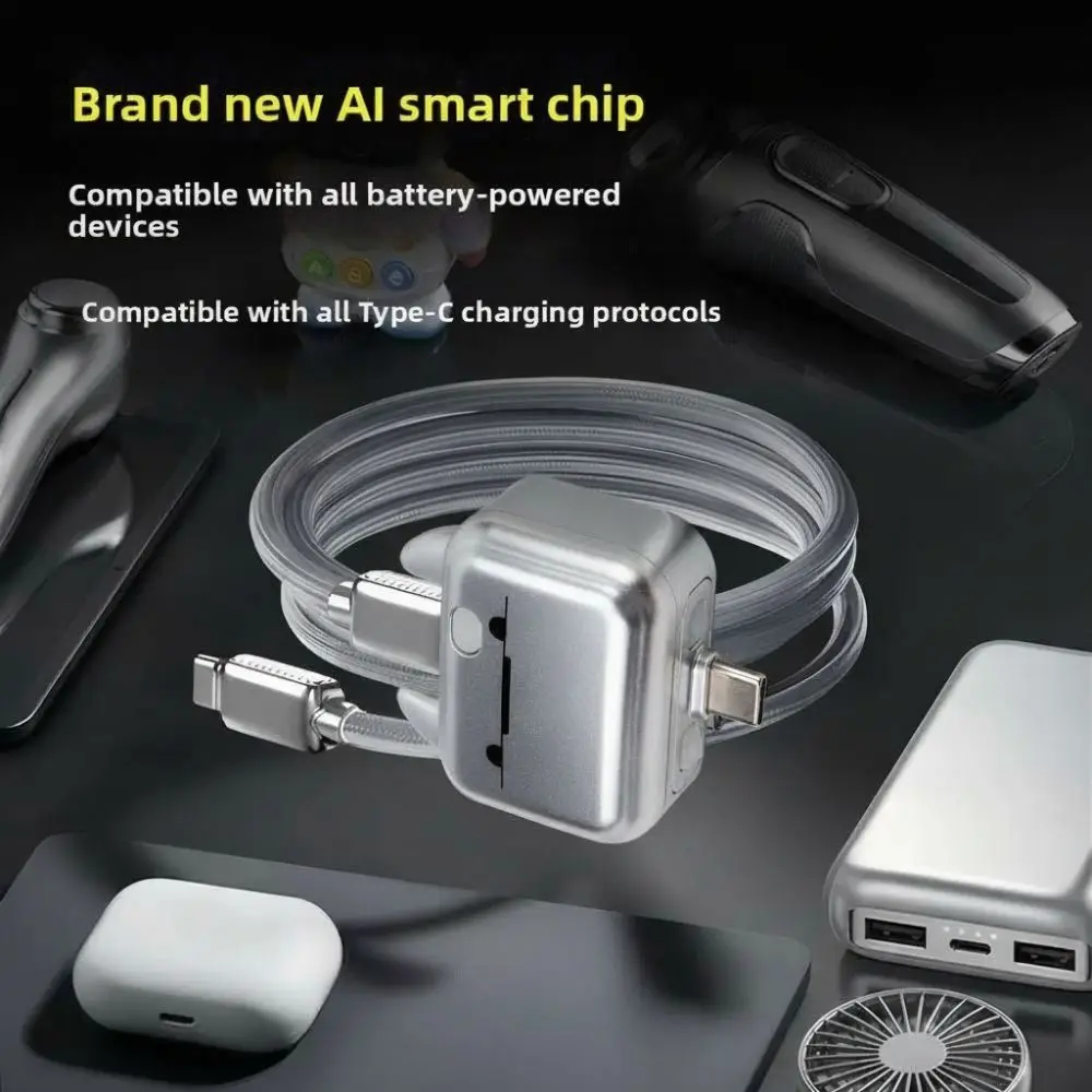 Cartoon Smart Auto Eject Charger 140W Automatic Power Off Automatic Power-off Charger Mobile Phone Charging Accessories