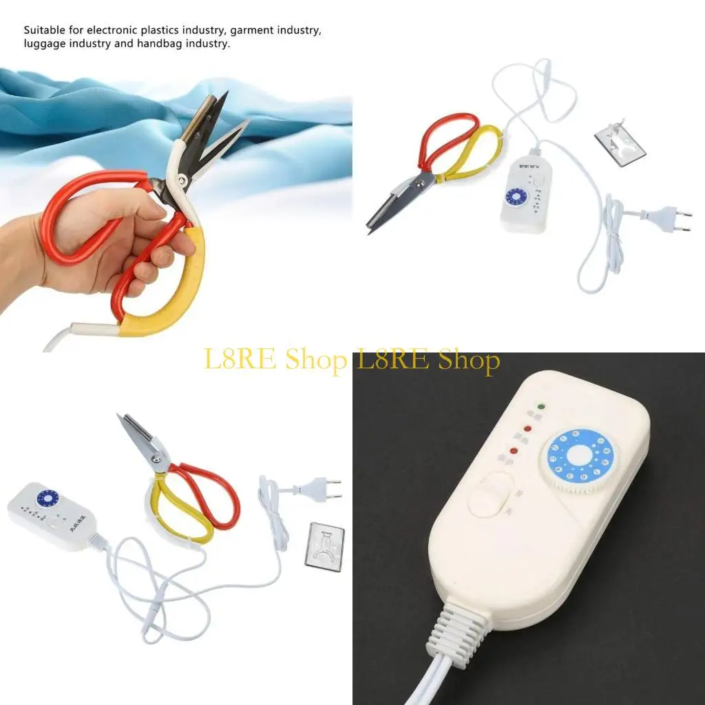 L8re Strumento taglio del tessuto per riscaldamento elettrico regolabile per sartoria con il controllo della temperatura e