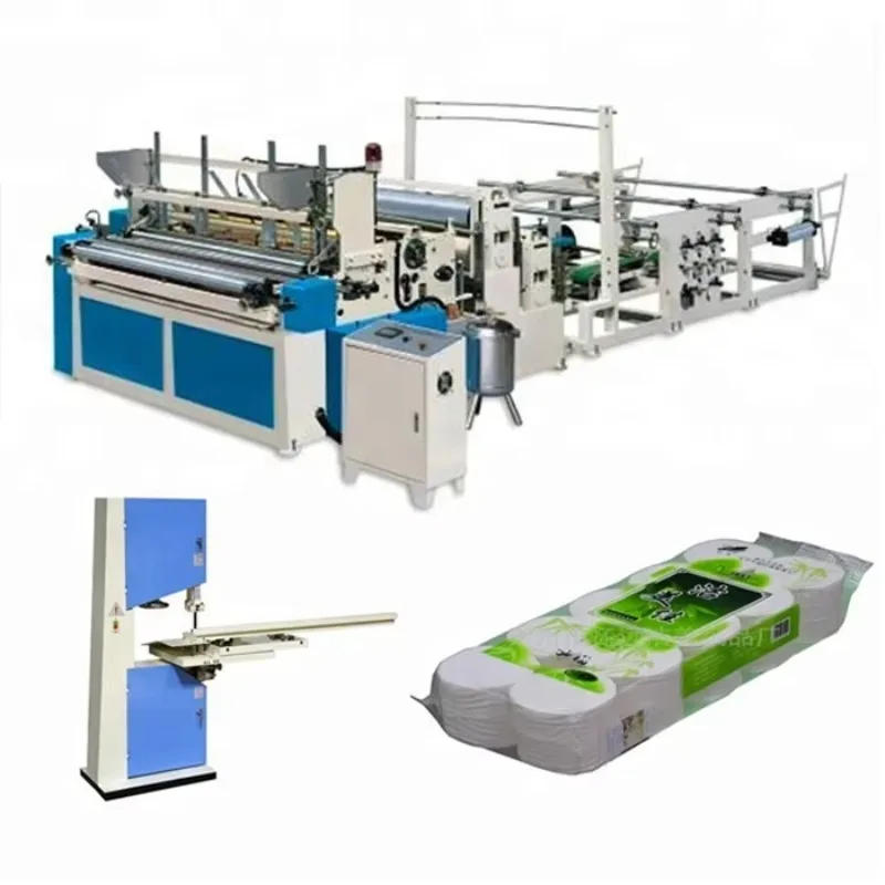 Customized Henan Fully Automatic Toilet Paper Rewinding Machine Price