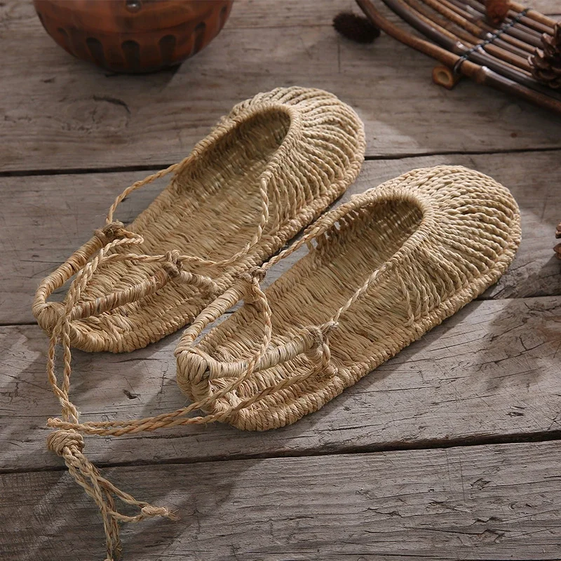 sandalias-de-palha-artesanais-sapatos-retro-de-verao-com-cadarco-para-homens-e-mulheres-calcados-de-performance-estilo-Etnico