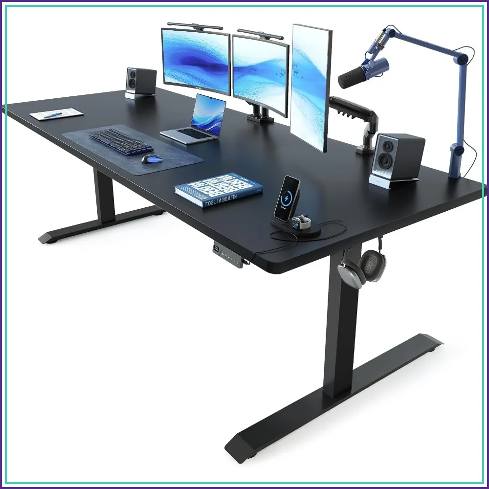 71 x 37 Inch Large Electric Standing Desk 1
