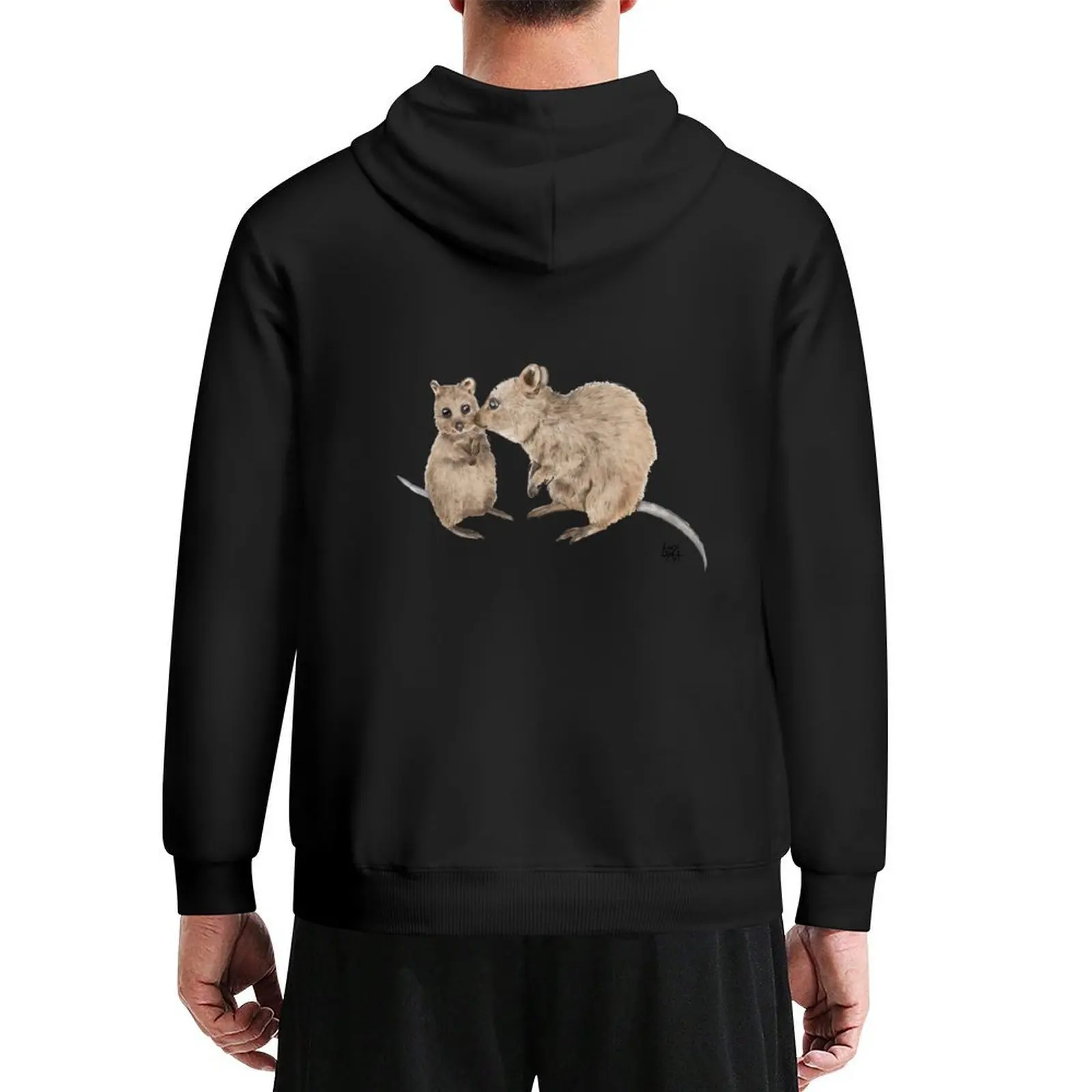 

Quokkas Hoodie men's winter sweater japanese style fashion men men's sweat-shirt set hoodie graphic