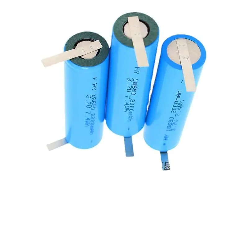 18650 Lithium Battery 18650 3.7V 2000mAh Rechargeable Lithium Battery, Flashlight, Laser Pointer Batterie 18650 Rechargeable