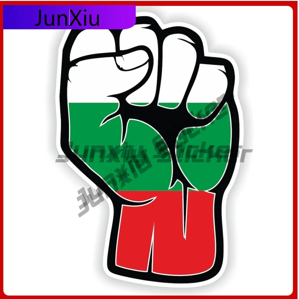 

Bulgaria Flag Fist Hand Sige Vinyl Sticker Anti Scratch Custom Decals And Graphics Camper Sun Decals Camping Car Stickers New Dr
