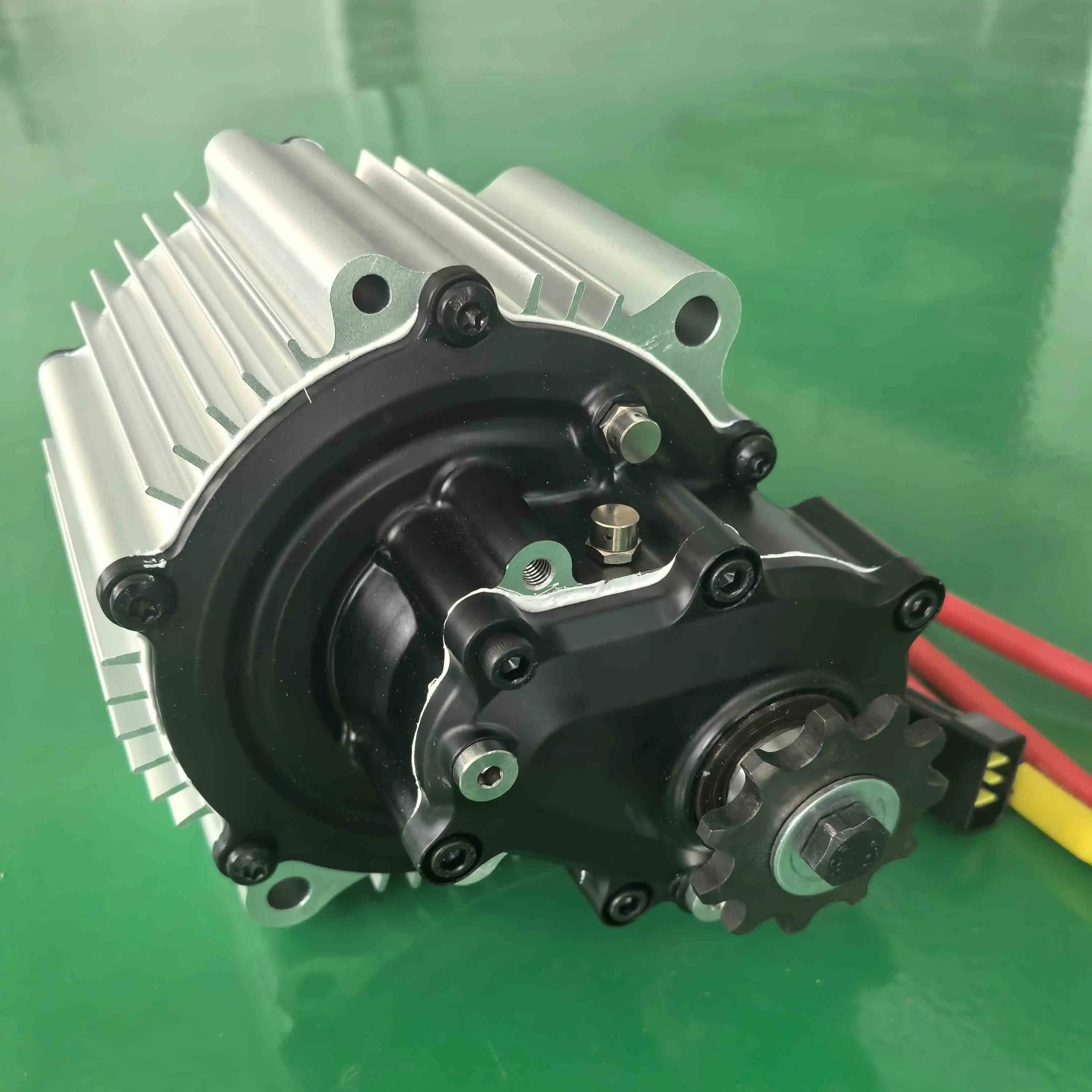 

High-Speed 23KW 72V Brushless DC Motor Mid Drive Electric Motor for Motorcycle and High Density Scooter Motor