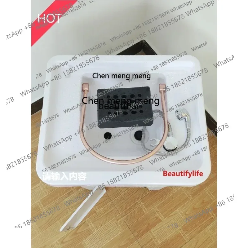 cn8617 LHY  Beauty Salon Shampoo Chair Water-Free Mobile Water Storage Shampoo Basin Water Circulation Fumigation with Waste Wat
