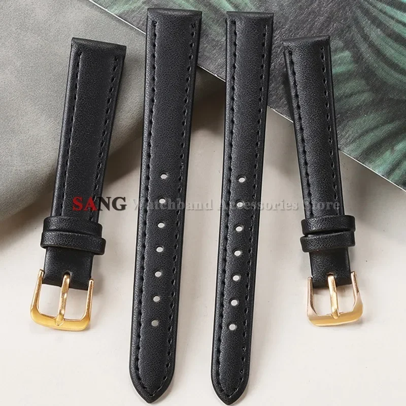 8mm 10mm 12mm 14mm 16mm 18mm 20mm 22mm Universal Sport Bracelet Watchband PU Leather Watch Strap for Men Women Leather WristBand