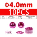 10PCS 4.0mm Pink