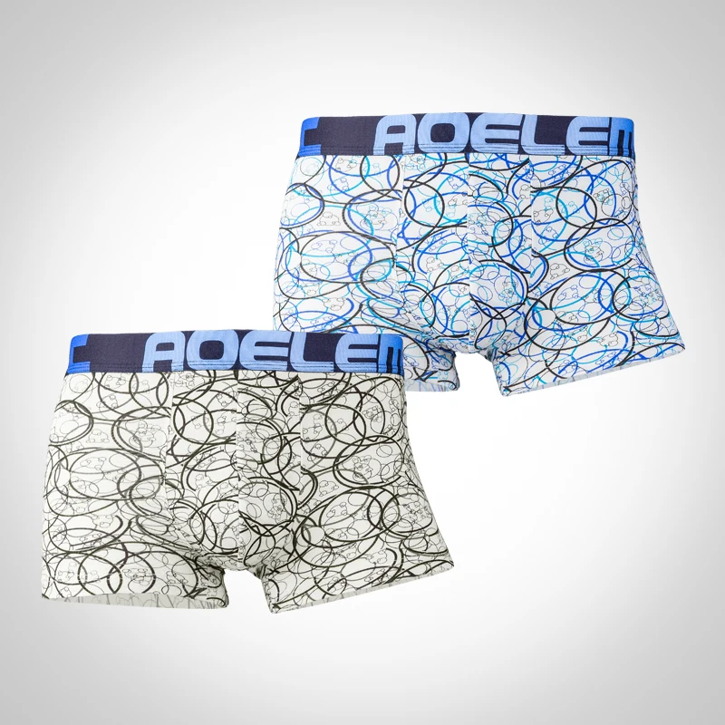 1 قطعة القطب الجنوبي ملابس داخلية للرجال الشباب الملاكمين الصيف من خلال شخصية U أثار الأولاد السروال الملاكمين المطبوعة سراويل بوكسر الرأس