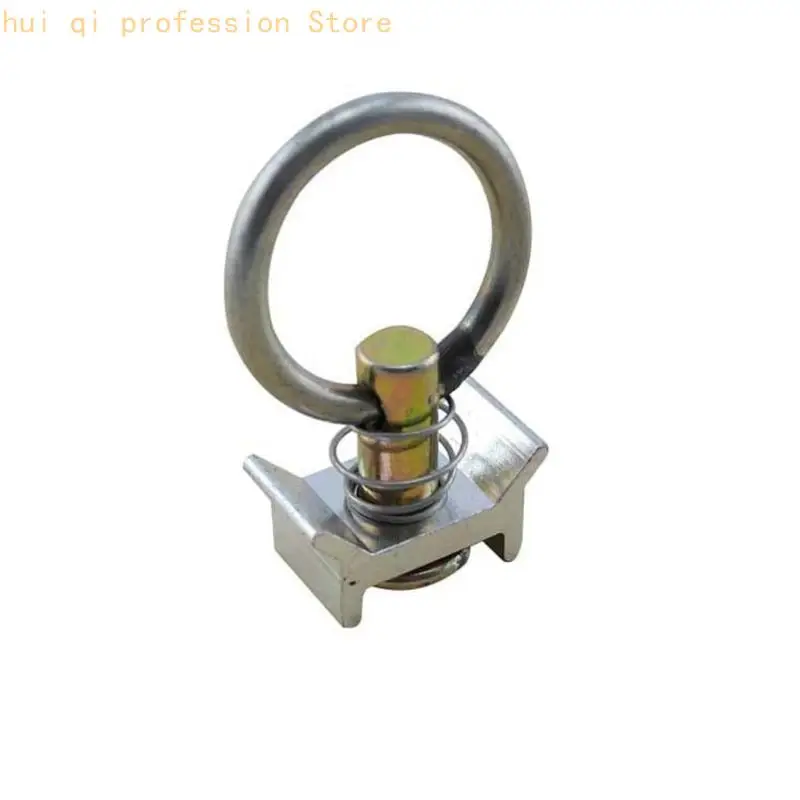 L-Track Cargo Tie-Down Accessory for Trailer Truck and Pickup Cargo Control, Metal Hardware for Organized Load Support H8WE