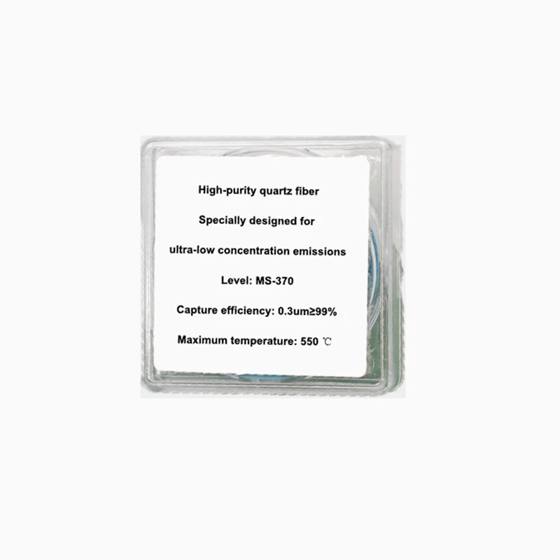 Quartz Fiber Filter Membrane 47mm 90mm Atmospheric Sampling Pollution Source Detection MS370 Dioxin Sampling